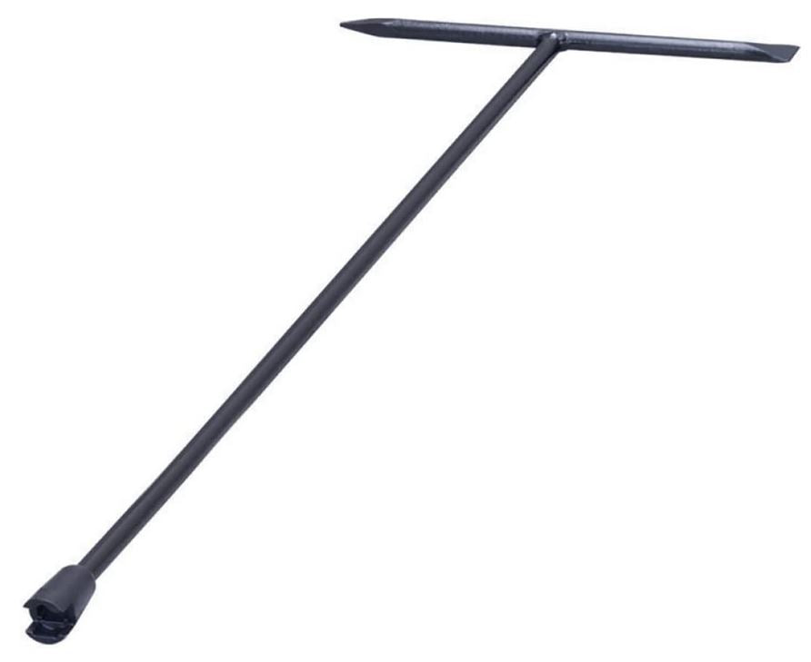 Trumbull 367-5291 3' Point & Chisel End Combination Curb Box Key
