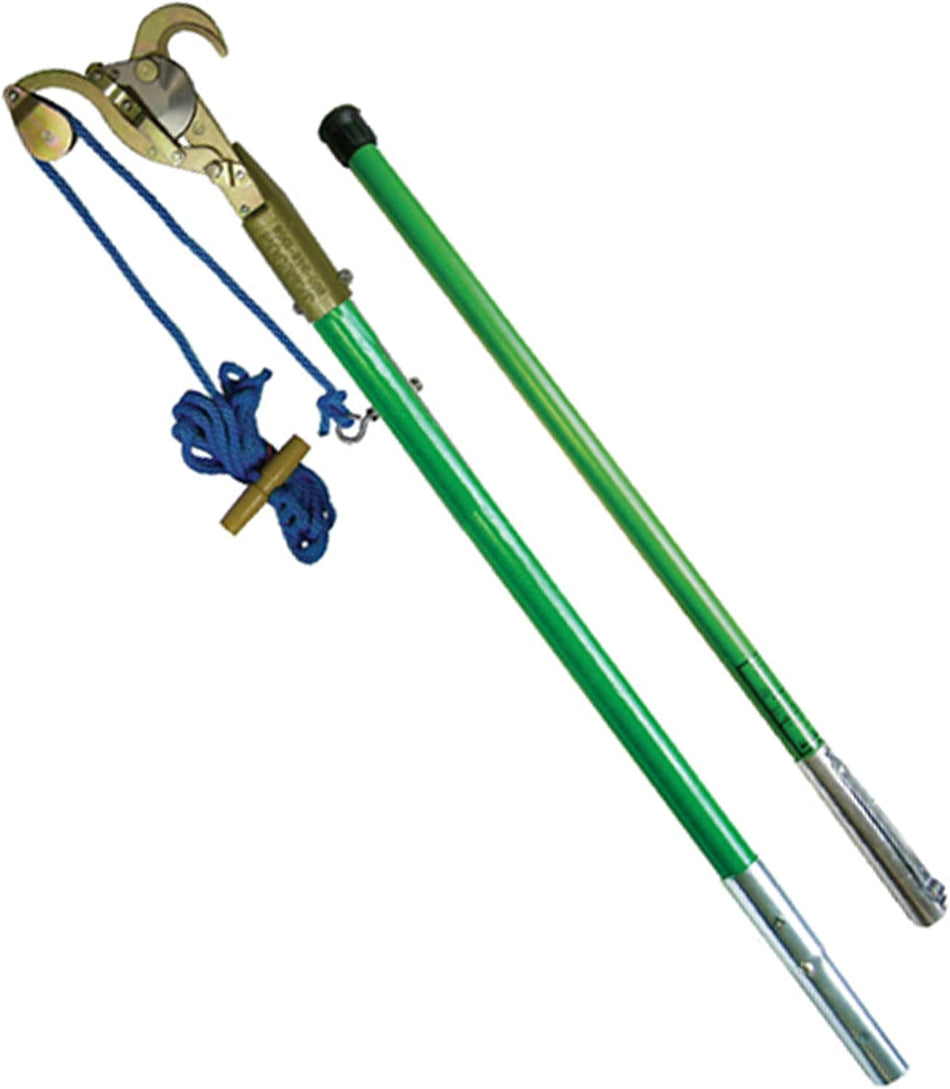 Jameson Hollowcore Fiberglass Landscaping Kit: Includes Pruner Mounted on Pole, Base Pole, and Pruner Rope