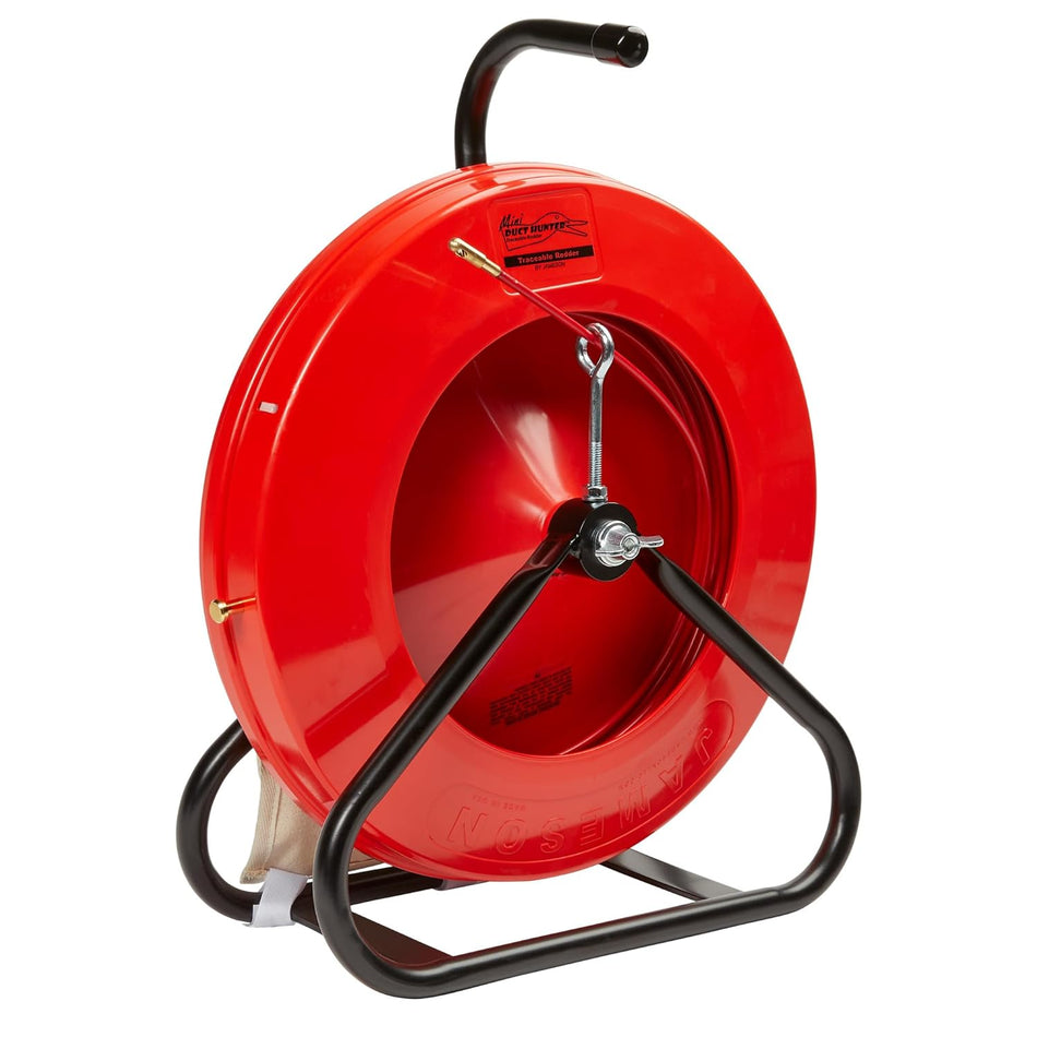 Jameson 15-316-150 Mini Duct Hunter Traceable Rodder with 150 Feet of 3/16-Inch Rod