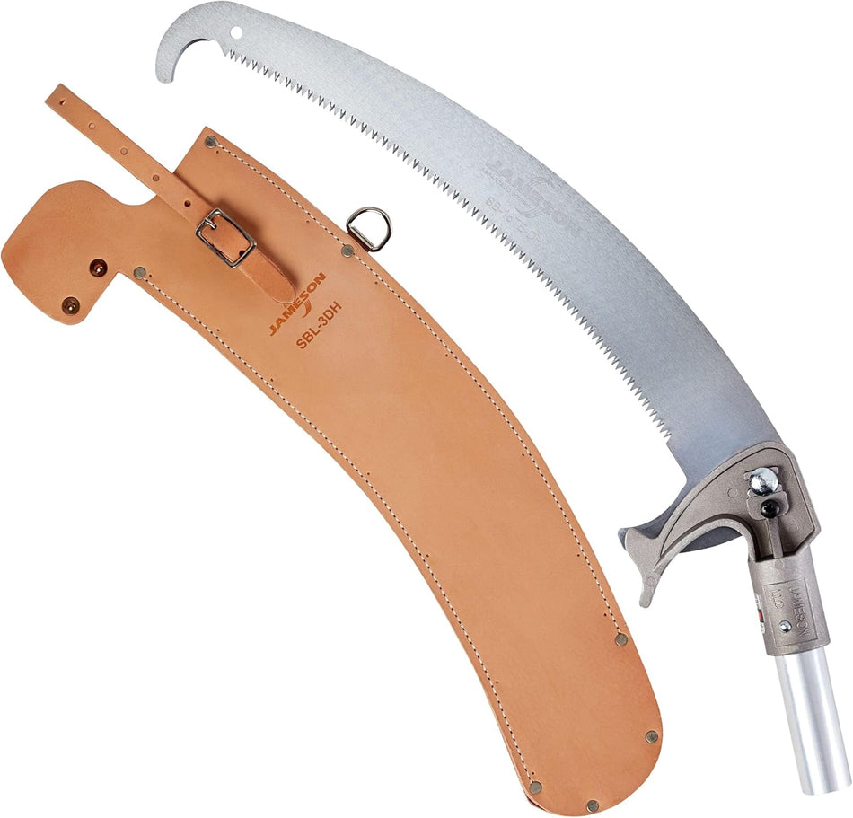 Jameson PS-3FPK-16DH-L 16" Double Hook Curved Blade Saw Head and Leather Scabbard