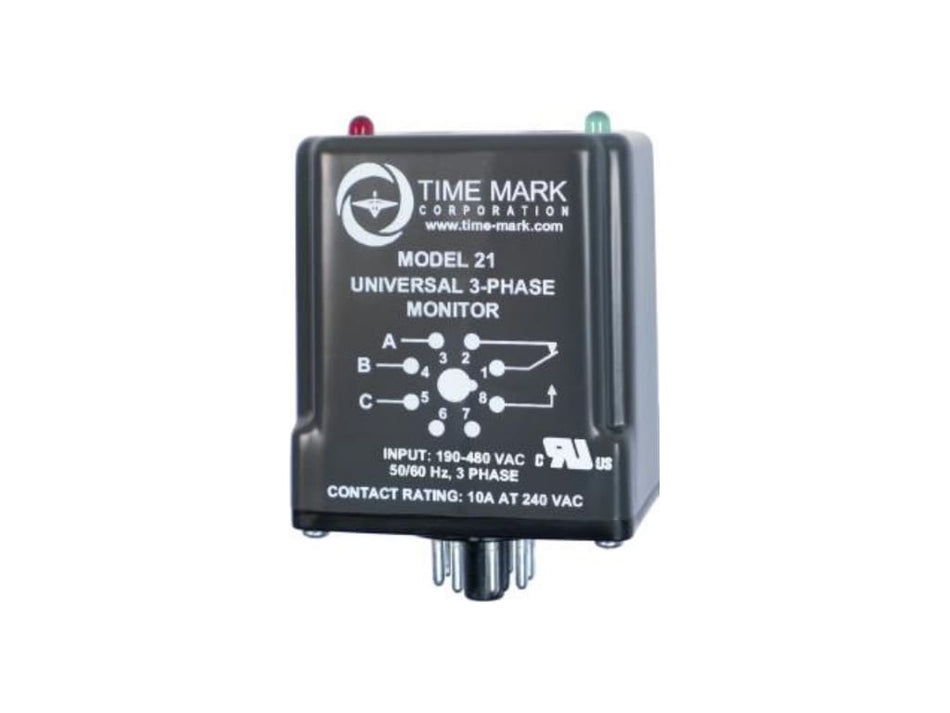Time Mark 21 3-Phase Monitor with Adjustable Trip and Restart Delays
